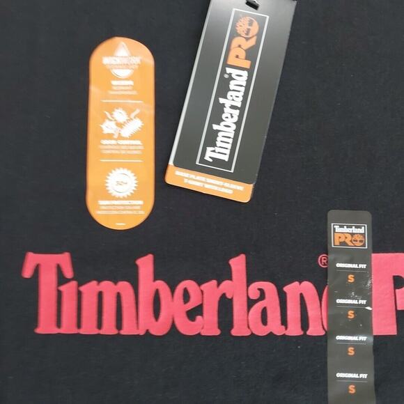 Timberland Pro T-Shirt Mens Small Short Sleeve Original Fit Wick work Graphic - Picture 2 of 4
